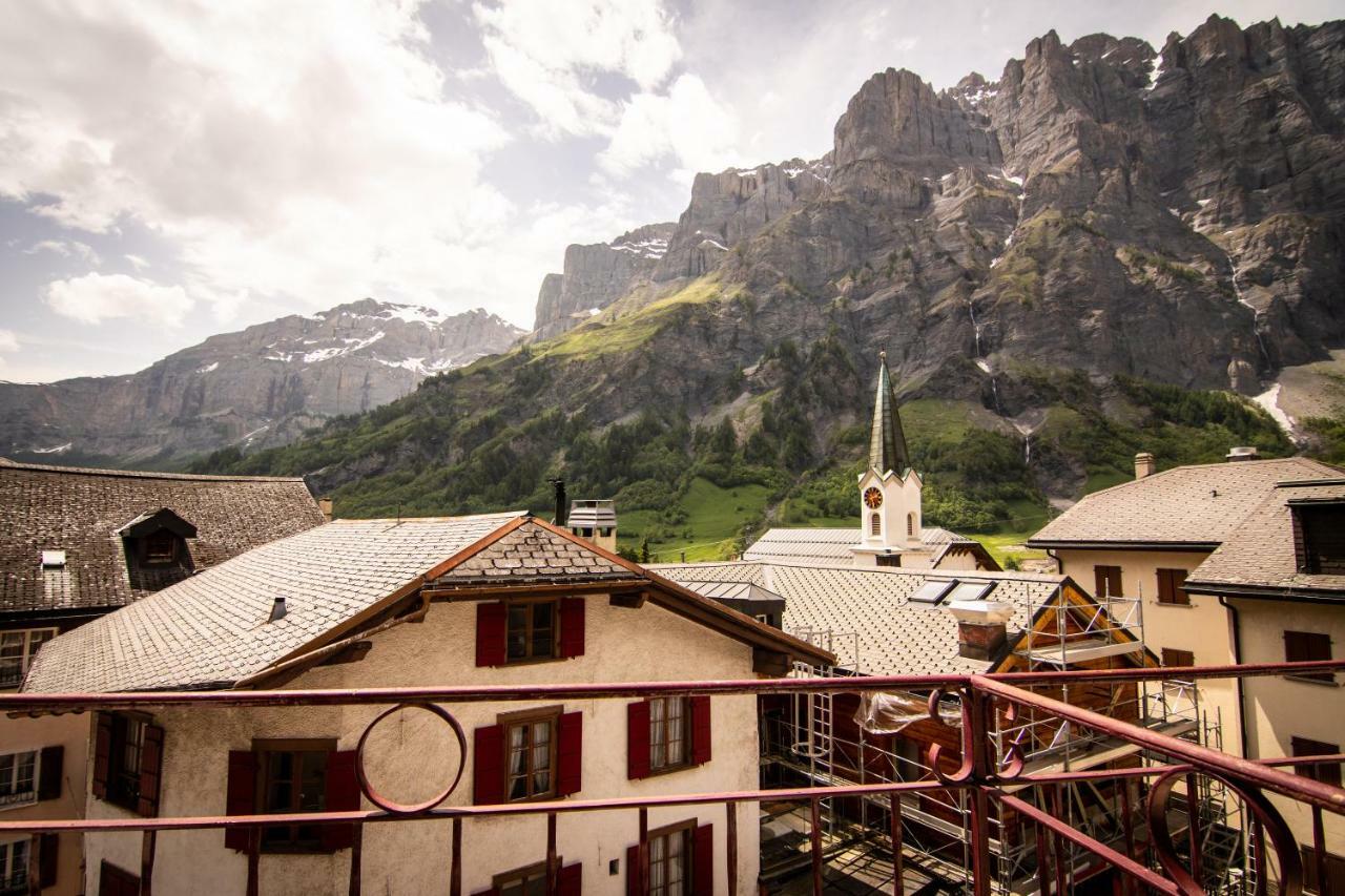 Weisses Roessli Hotel Leukerbad Exterior photo